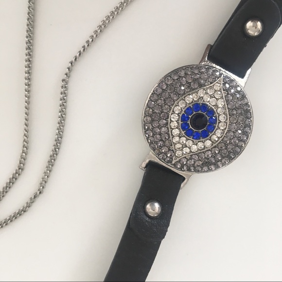 Evil Eye Necklace & Bracelet Set - Picture 3 of 6